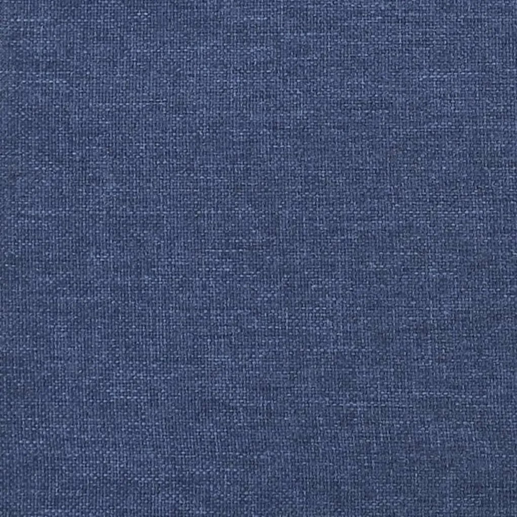 Πλαίσιο Κρεβατιού Μπλε 90x190 εκ. Υφασμάτινο - Μπλε