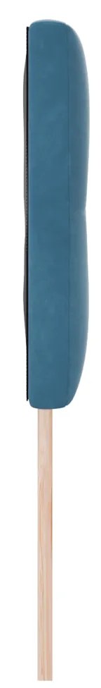 vidaXL Κεφαλάρι Καπιτονέ Σκούρο Μπλε 160 cm Βελούδο
