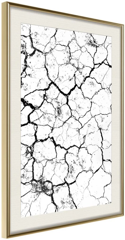 Αφίσα - Drought - 40x60 - Χρυσό - Με πασπαρτού