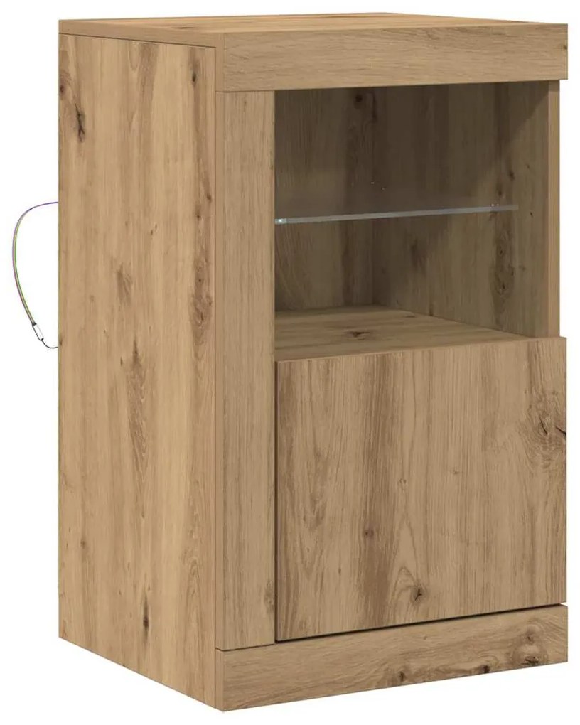vidaXL Βοηθητικό ντουλάπι artisan δρυς 41 x 37 x 67 εκ