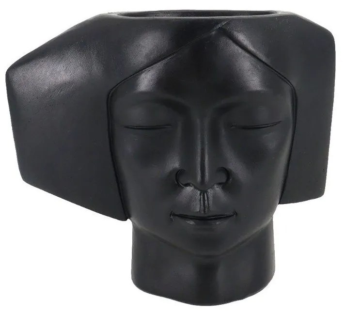 Κασπώ Viso 2 025435 18,5x8,5xH16cm Black Πολυρεσίνη