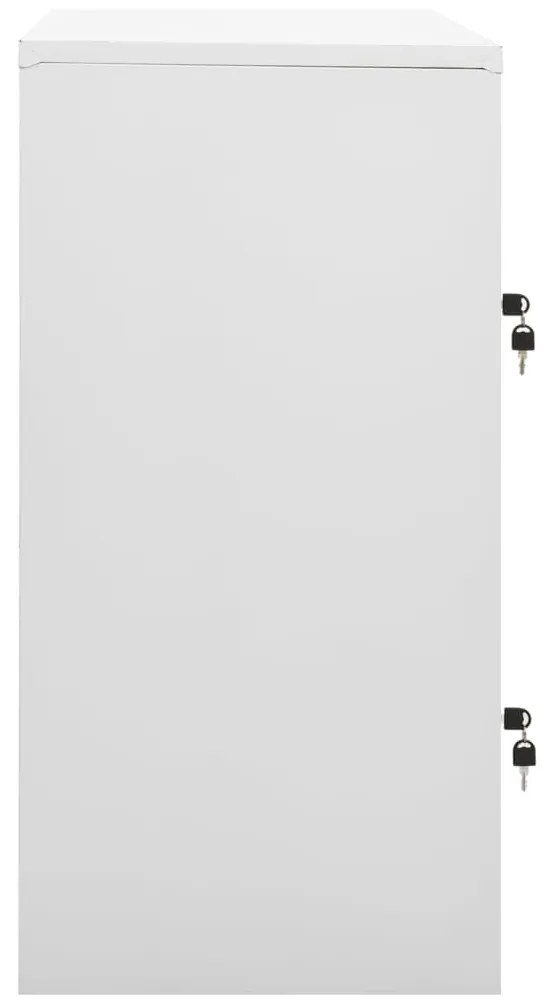 vidaXL Φοριαμοί 5 τεμ. Ανοιχτό Γκρι 90 x 45 x 92,5 εκ. Ατσάλινοι