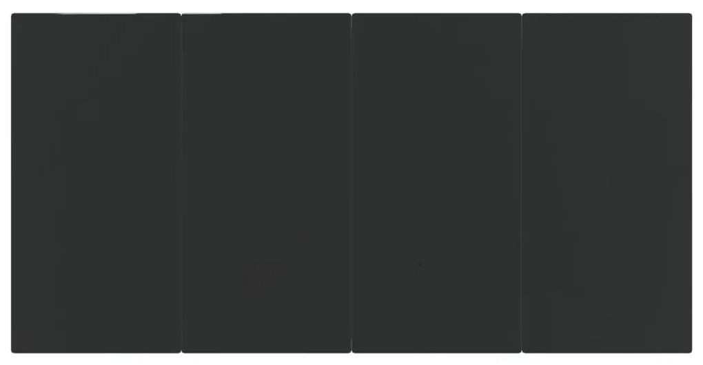 vidaXL Σετ Τραπεζαρίας Κήπου 7 Τεμ. Μαύρο Συνθετικό Ρατάν με Μαξιλάρια