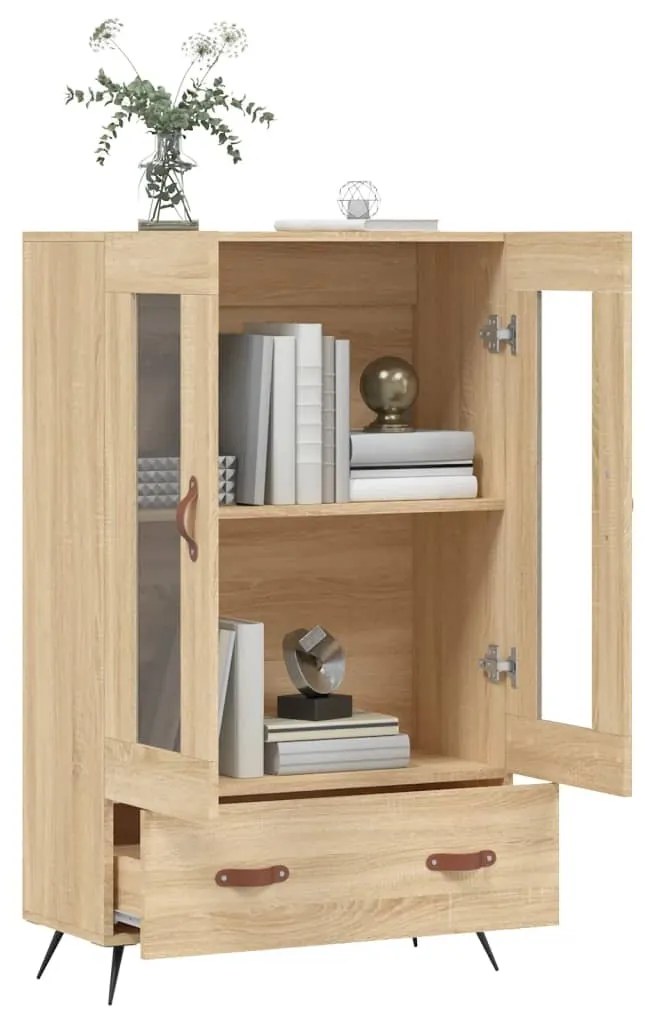 vidaXL Ντουλάπα Sonoma Δρυς 69,5 x 31 x 115 εκ. από Επεξεργασμένο Ξύλο