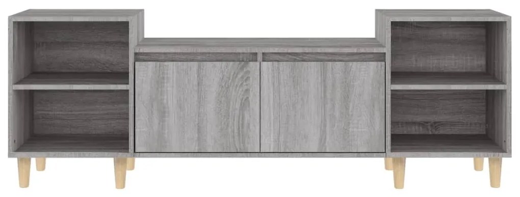 vidaXL Έπιπλο Τηλεόρασης Γκρι Sonoma 160x35x55 εκ. από Επεξεργ. Ξύλο