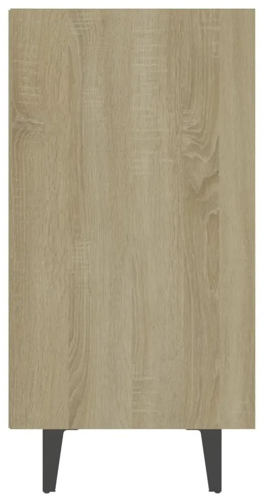 Ραφιέρα Λευκό / Sonoma Δρυς 103,5 x 35 x 70 εκ. από Μοριοσανίδα - Λευκό
