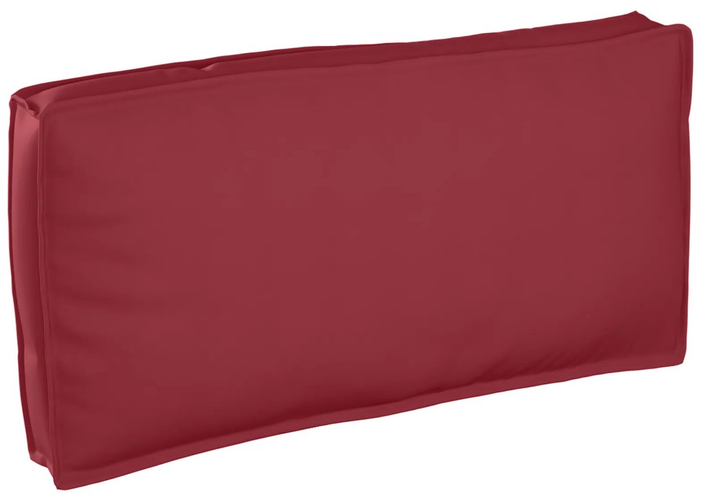 vidaXL Μαξιλάρι Πάγκου/Πλάτης Μπορντό 120 x 60 x 12 εκ. Υφάσμα Οξφόρδης