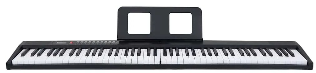 vidaXL 88 πλήκτρα πιάνο ηλεκτρικό πληκτρολόγιο με μουσική βάση