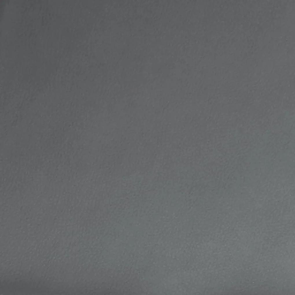 Πάγκος Γκρι 107x80x81 εκ. από Συνθετικό Δέρμα - Γκρι