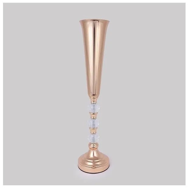 Βάζο Μεταλλικό Χρυσό 14x60cm 752-22064 Estheti-752-22064-Χρυσό 752-22064