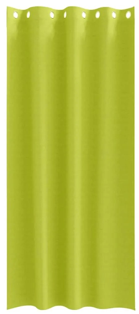 vidaXL Κουρτίνες με κουρτίνες 2 pcs Λαχανί 225x140εκ. Πολυεστέρας