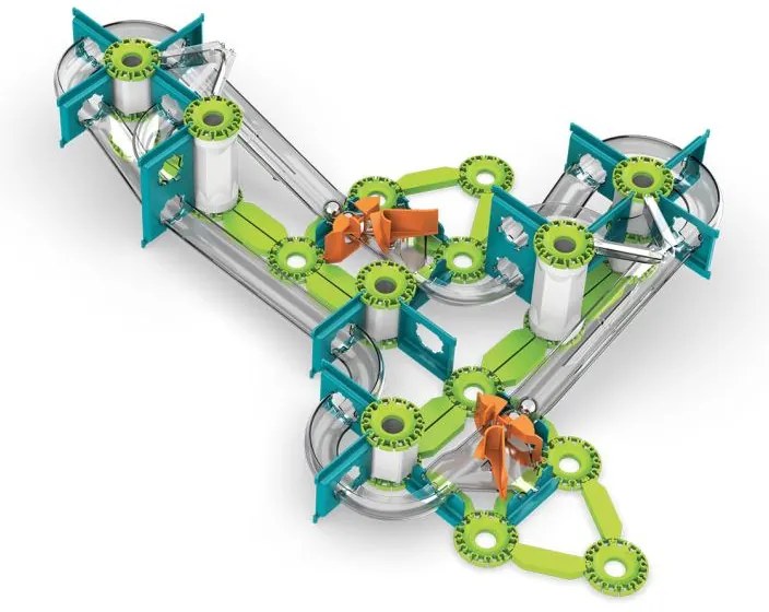 Παιχνίδι Σετ Gravity Race Track 67pcs Green Geomag