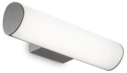 Απλίκα Φωτιστικό Τοίχου LED 9,5W Ανθρακί ΙΡ44 3000Κ Etere 246925 Ideal Lux 246925