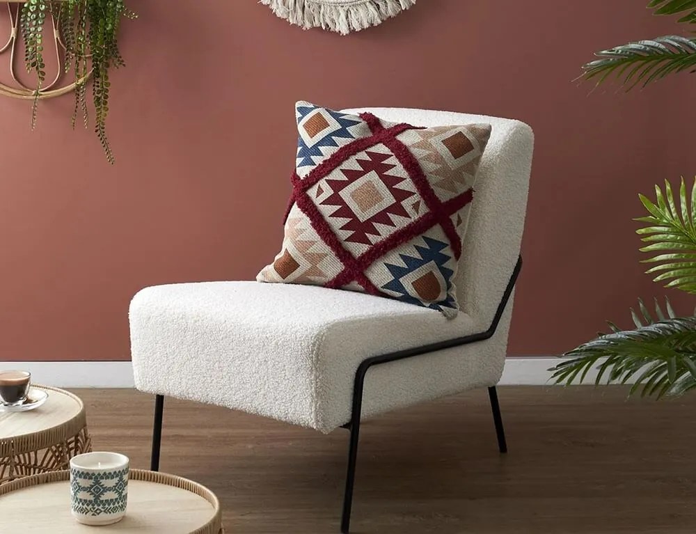 Διακοσμητικό Μαξιλάρι Home Deco Factory με διαστάσεις 40x40cm - Πολύχρωμο