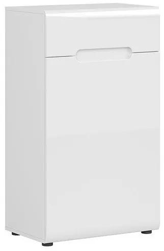 Σιφονιέρα Boston M122, Άσπρο, Γυαλιστερό λευκό, Με συρτάρια και ντουλάπια, Αριθμός συρταριών: 1, 104x60x37cm, 29 kg | Epipla1.gr