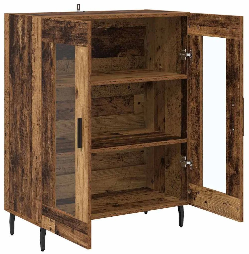 vidaXL Πλαϊνό γραφείο Παλιό Ξύλο 69,5 x 34 x 90 εκ. Επεξεργασμένο ξύλο