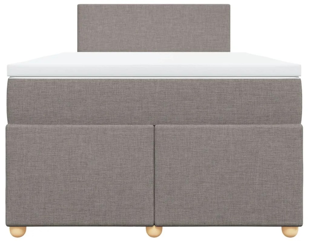 ΚΡΕΒΑΤΙ BOXSPRING ΜΕ ΣΤΡΩΜΑ TAUPE 120X190 ΕΚ. ΥΦΑΣΜΑΤΙΝΟ 3288916