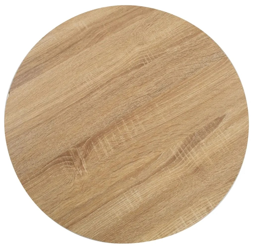 vidaXL Τραπέζι Bistro Ανοιχτό Καφέ 80 εκ. από MDF