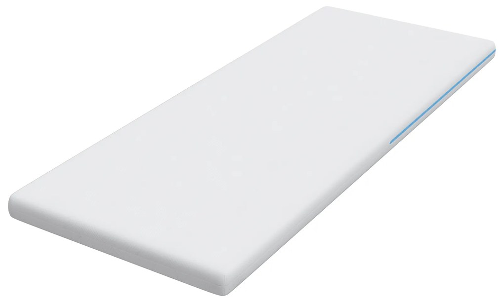 vidaXL Στρώματα Λευκό 70 x 200 cm 100% ύφασμα πολυεστέρα με τζακάρ