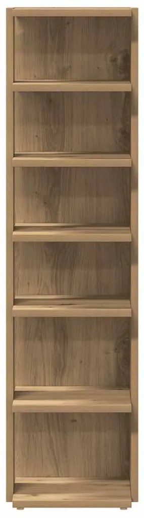 vidaXL Παπουτσοθήκη Χρώμα Αρτισιανή Δρυς 28x27x102 εκ. Επεξ. Ξύλο