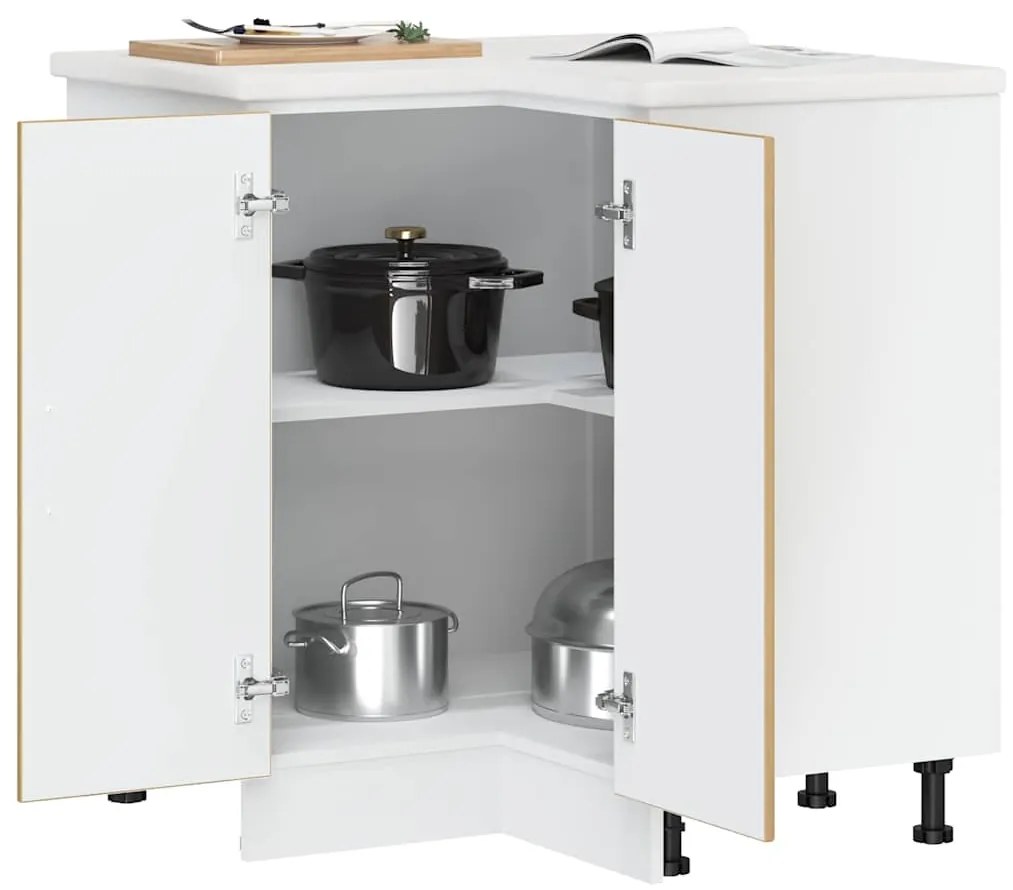 vidaXL Γωνιακό ντουλάπι βάσης κουζίνας &quot;Lucca&quot; Artisan Oak