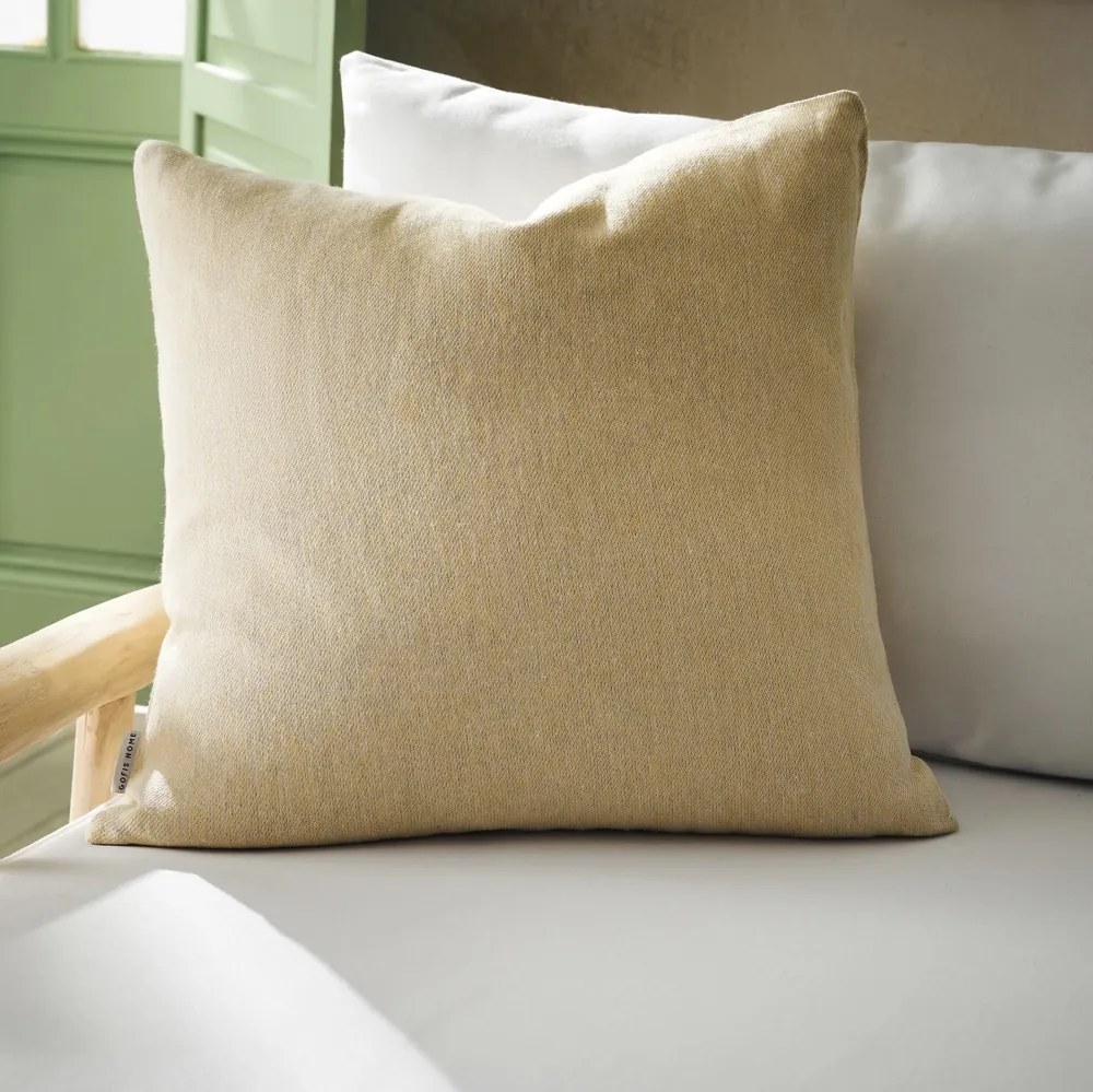 Μαξιλαροθήκη 50x50cm GOFIS HOME Ziyi Wheat Yellow 339/04