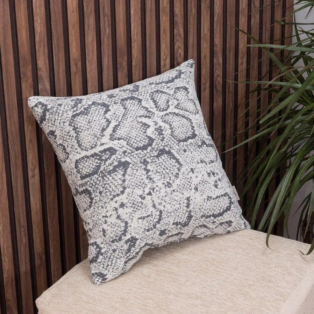 Μαξιλαροθήκη Διακοσμητική Malibu 07 Ecru Teoran 43X43 Acrylic,Cotton,Polyester