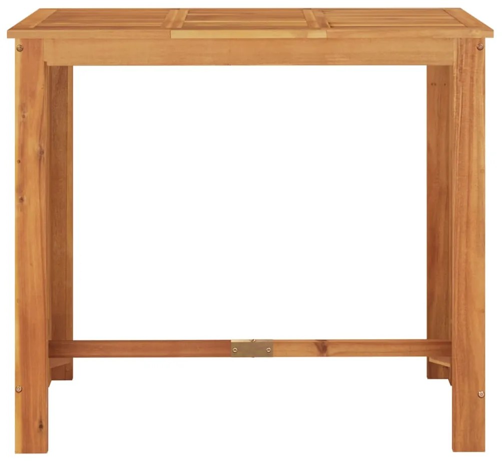 vidaXL Σετ Μπαρ Κήπου 5 Τεμ. Καφέ Μασίφ Ξύλο Ακακίας και Συνθ. Ρατάν