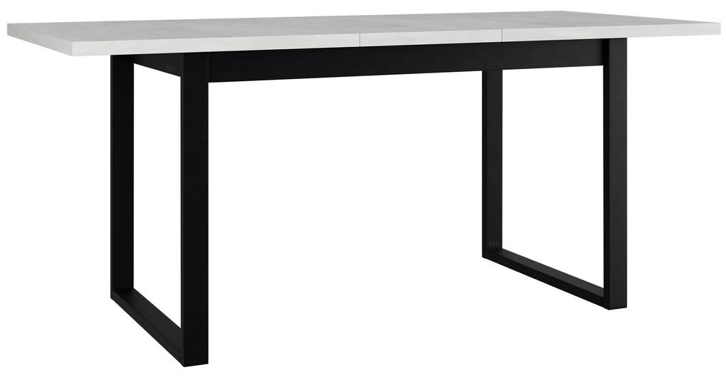 Τραπέζι Victorville 353, Artisan βελανιδιά, Μαύρο, 79x80x140cm, 39 kg, Επιμήκυνση, Πλαστικοποιημένη μοριοσανίδα, Μέταλλο | Epipla1.gr