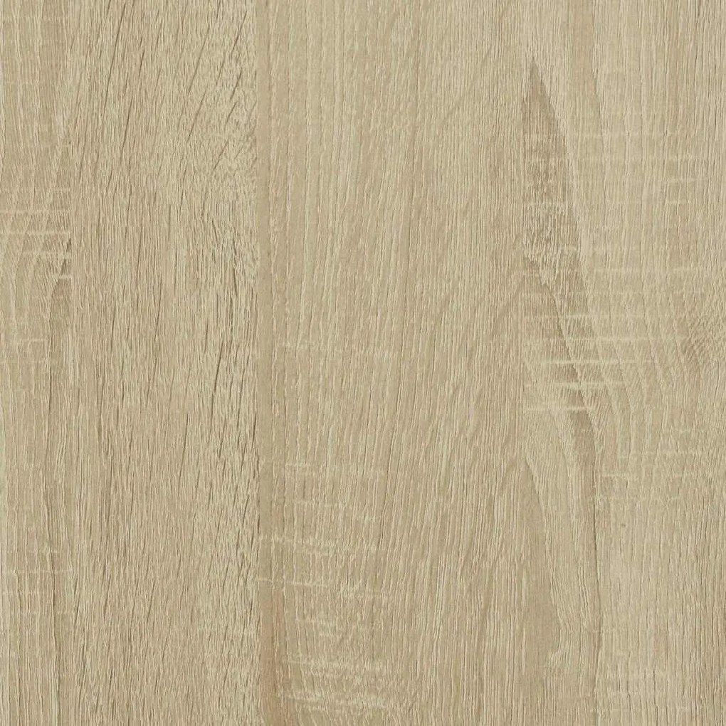 Πάγκος παπουτσιών Sonoma Oak Κατασκευασμένο ξύλο και μέταλλο - Καφέ