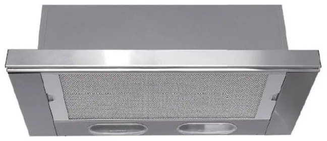 Karag Η71 INOX Εντοιχισμένος Συρόμενος Απορροφητήρας Κουζίνας Inox, Ανοξείδωτο Ατσάλι, Ατσάλι 90cm 2x125w