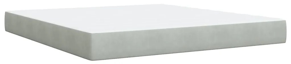 ΚΡΕΒΑΤΙ BOXSPRING ΜΕ ΣΤΡΩΜΑ ΑΝΟΙΧΤΟ ΓΚΡΙ 180X200 ΕΚ. ΒΕΛΟΥΔΙΝΟ 3290984