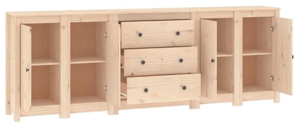 vidaXL Συρταριέρα 230x35x80 εκ. από Μασίφ Ξύλο Πεύκου