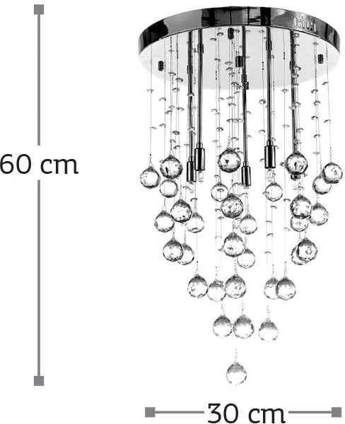 Φωτιστικό οροφής InLight 5201-Γ Πολύφωτο