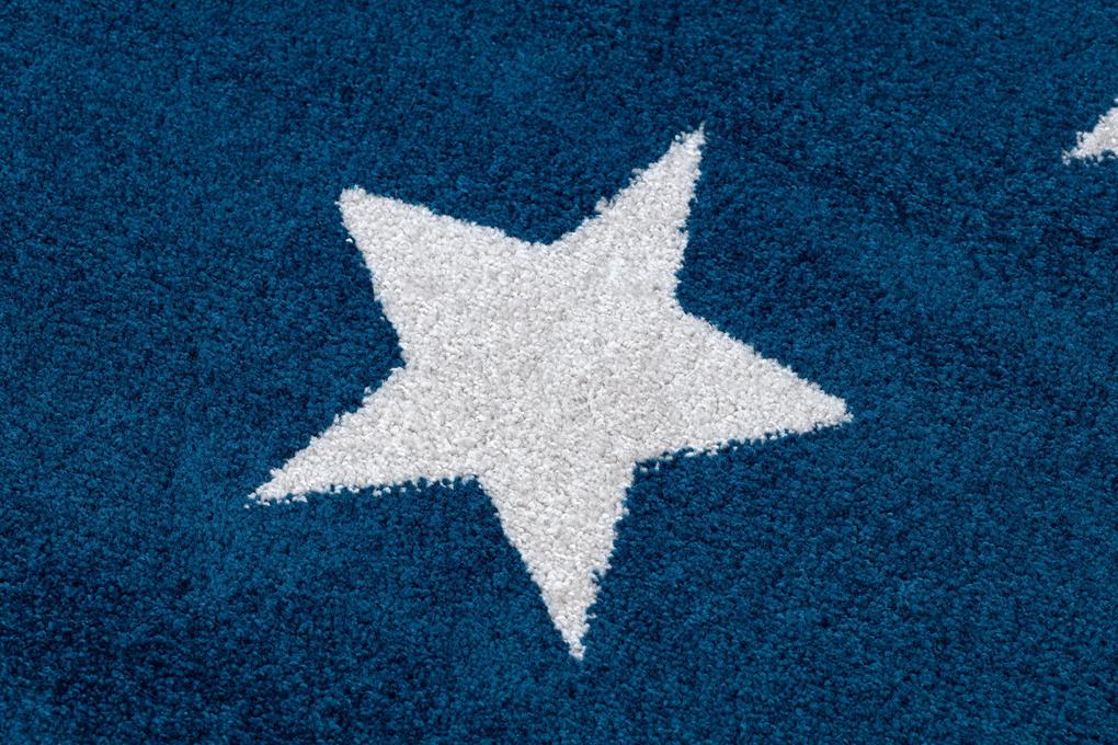 Χαλί SKETCH - FA68 μπλε/λευκό - Αστέρια