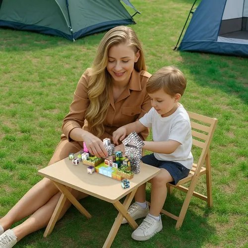 VEVOR Magnetic Blocks 100 PCS Cemetery Zombies Set STEM Montessori Sensory Toys