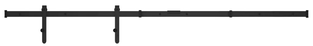 vidaXL Μηχανισμός Συρόμενης Πόρτας Μίνι 152 εκ. Ανθρακοχάλυβας