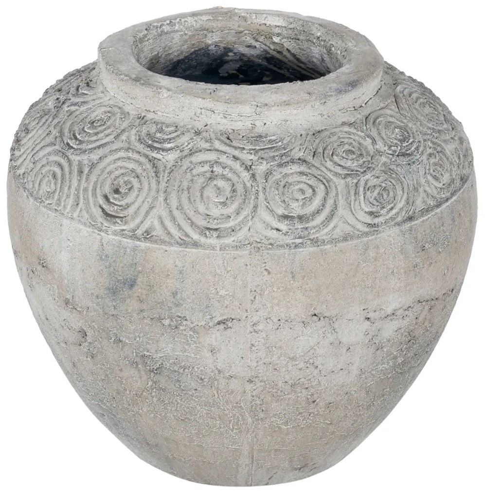 Artekko Pot Κασπώ Γλάστρα από Τερακότα Γκρι (26x26x23.5)cm Artekko 460168