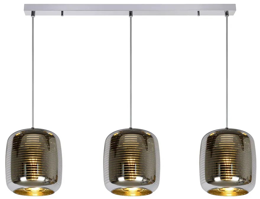 Φωτιστικό Κρεμαστό Lucide 70483-03-11 ERYN Χρώμιο (Chrome)|Χρυσό Χρώμα (Gold Coloured)