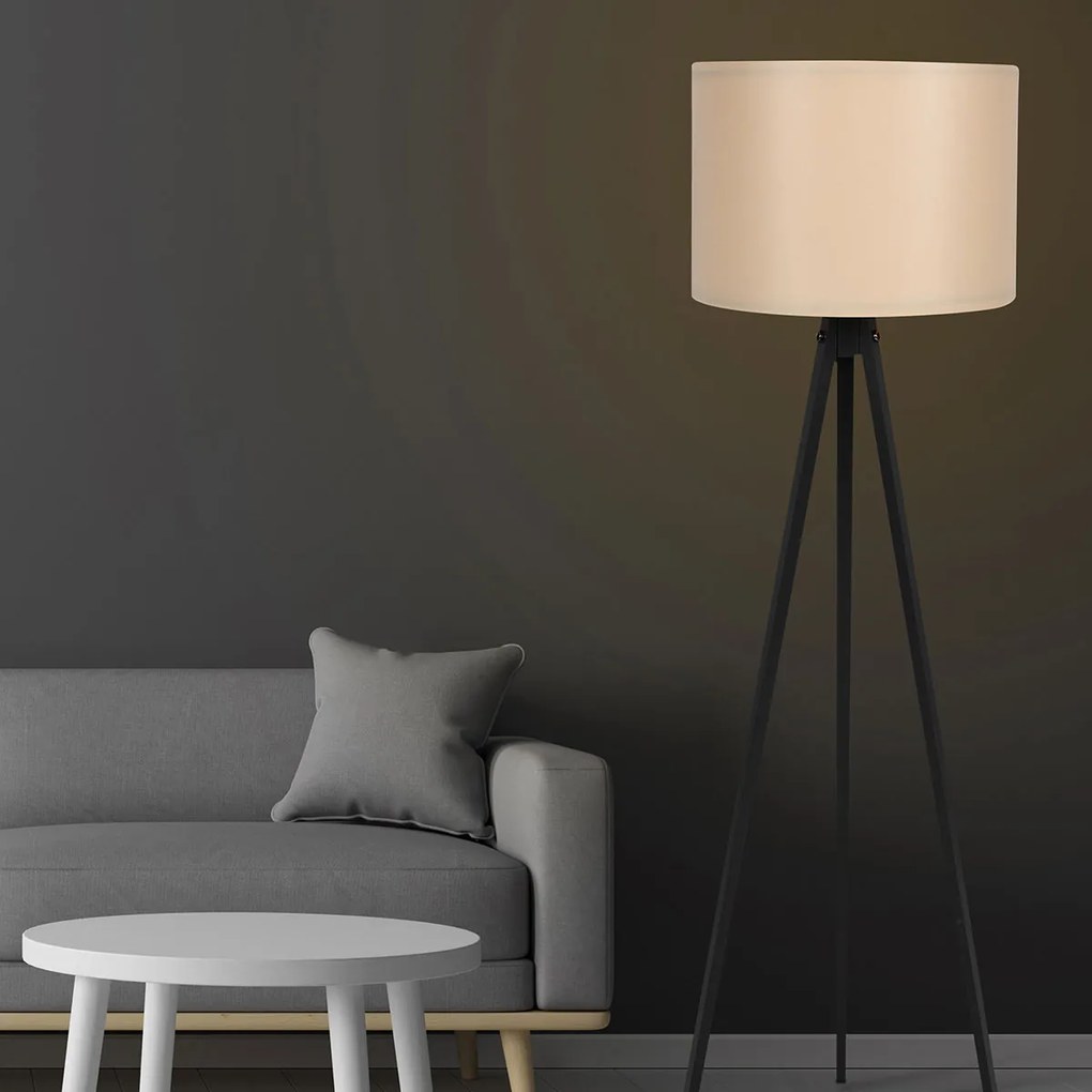 Φωτιστικό Δαπέδου A-G 390FLH1115 Cream/Black