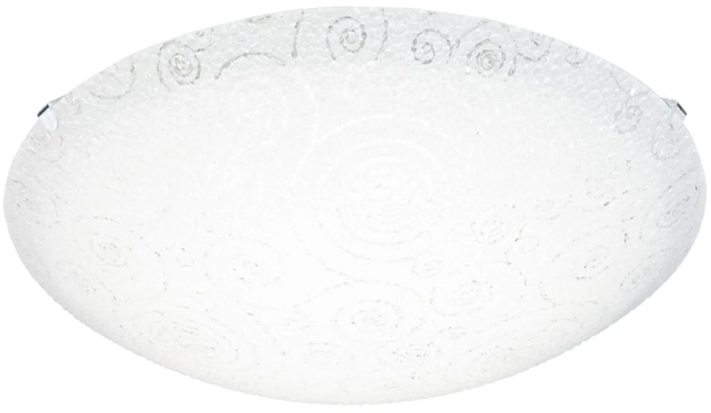 Φωτιστικό Οροφής Led Riconto 93535 White Eglo Metal, Glass
