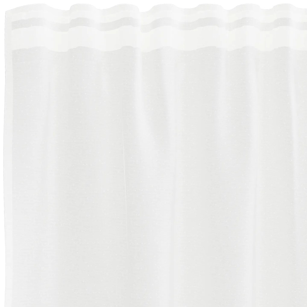 vidaXL Κουρτίνες με κουρτίνες Floral Λευκό 400 x 240 εκ. Πολυεστέρας