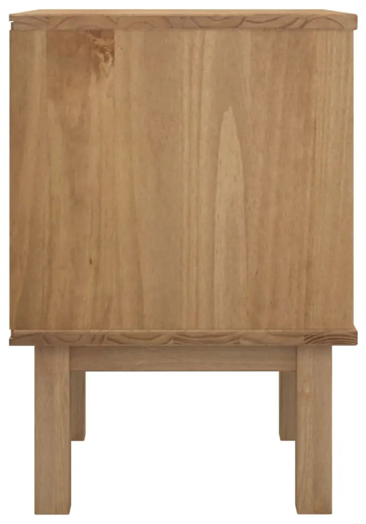 vidaXL Κομοδίνο OTTA 45x39x57 εκ. από Μασίφ Ξύλο Πεύκου