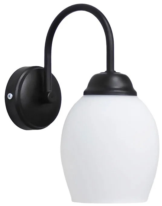 Φωτιστικό Μπάνιου Heronia Bull Black/White 01-0388