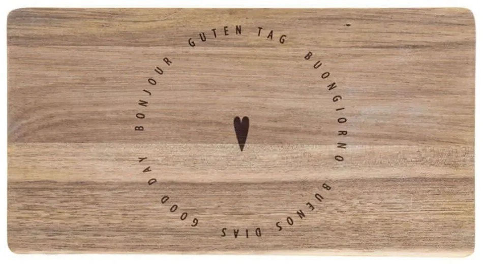 Επιφάνεια Κοπής Good Day LBTRD0014270 26,5x14cm Natural Raeder Ξύλο