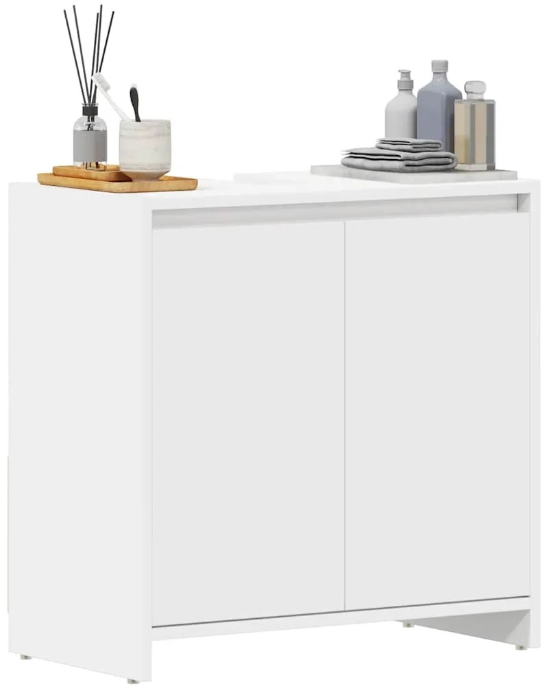 vidaXL Ντουλάπι Νιπτήρα Λευκό 60 x 33 x 61 εκ. από Επεξ. Ξύλο