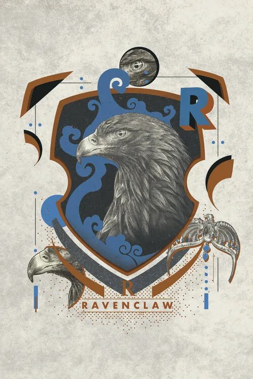 Εικονογράφηση Harry Potter - Ravenclaw Crest