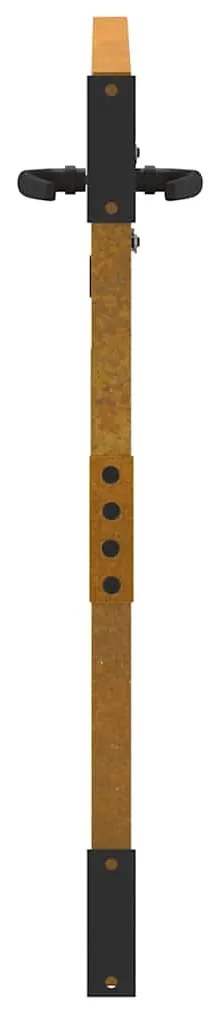 vidaXL Πόρτα Κήπου Τετράγωνη 85x125 εκ. από Ατσάλι Corten