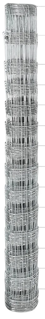 vidaXL Φράκτης Αγρού 1.4x25 μ Γαλβανισμένο Ατσάλι