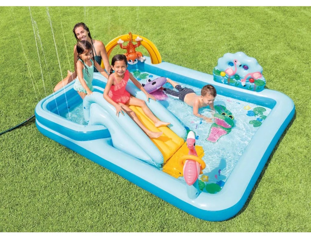 Intex Πισίνα Jungle Adventure Play Center 2.44x1.98mx71cm